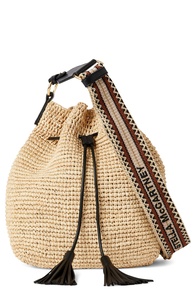 Mini Raffia Crossbody Bag